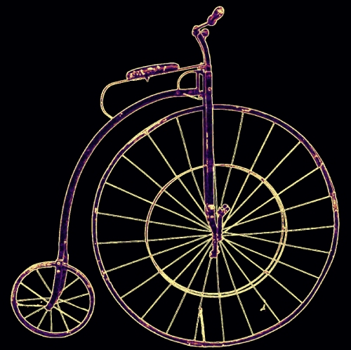 Specimen 01 - High Wheeler Wireframe